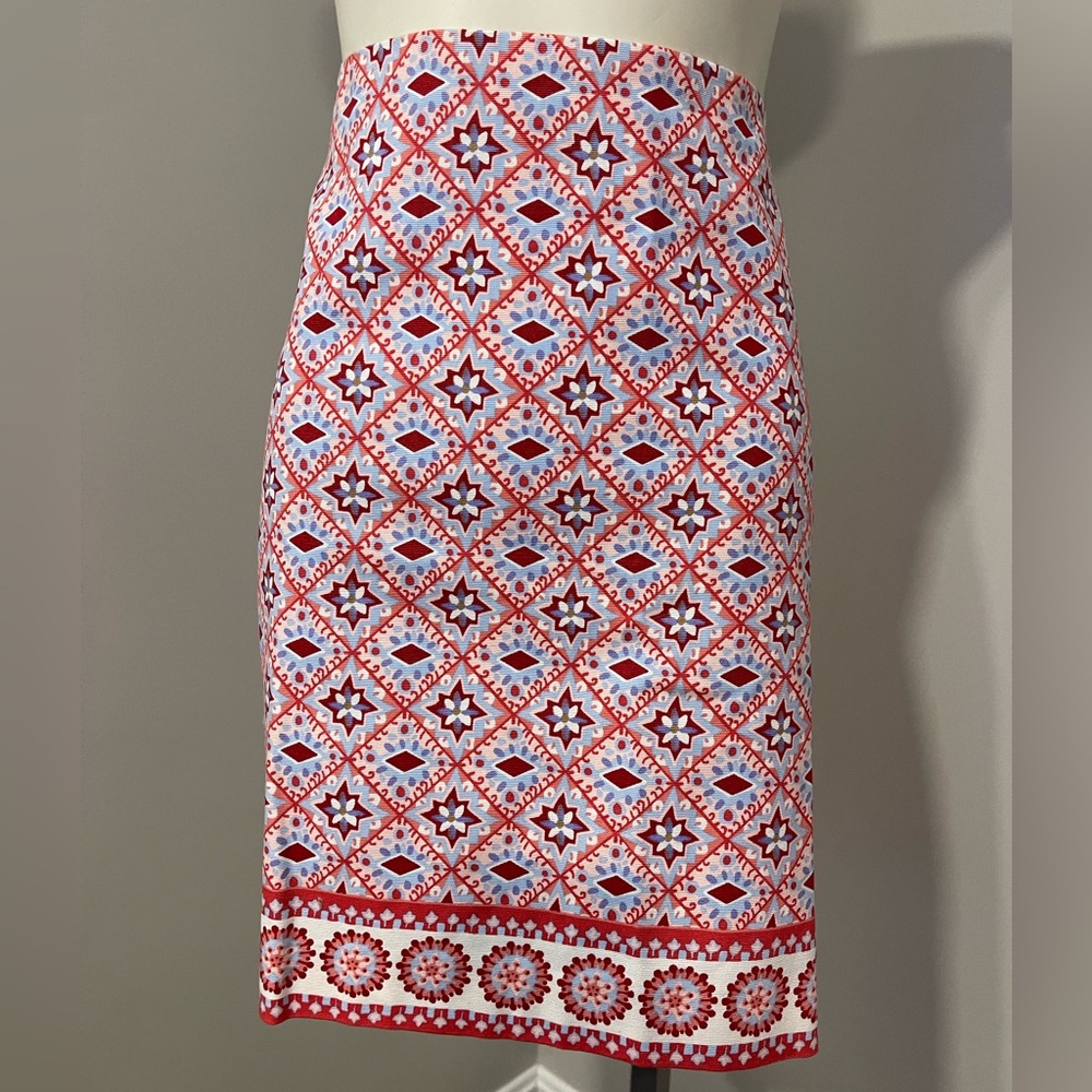 NWOT Talbots kaleidoscope pattern skirt size 6